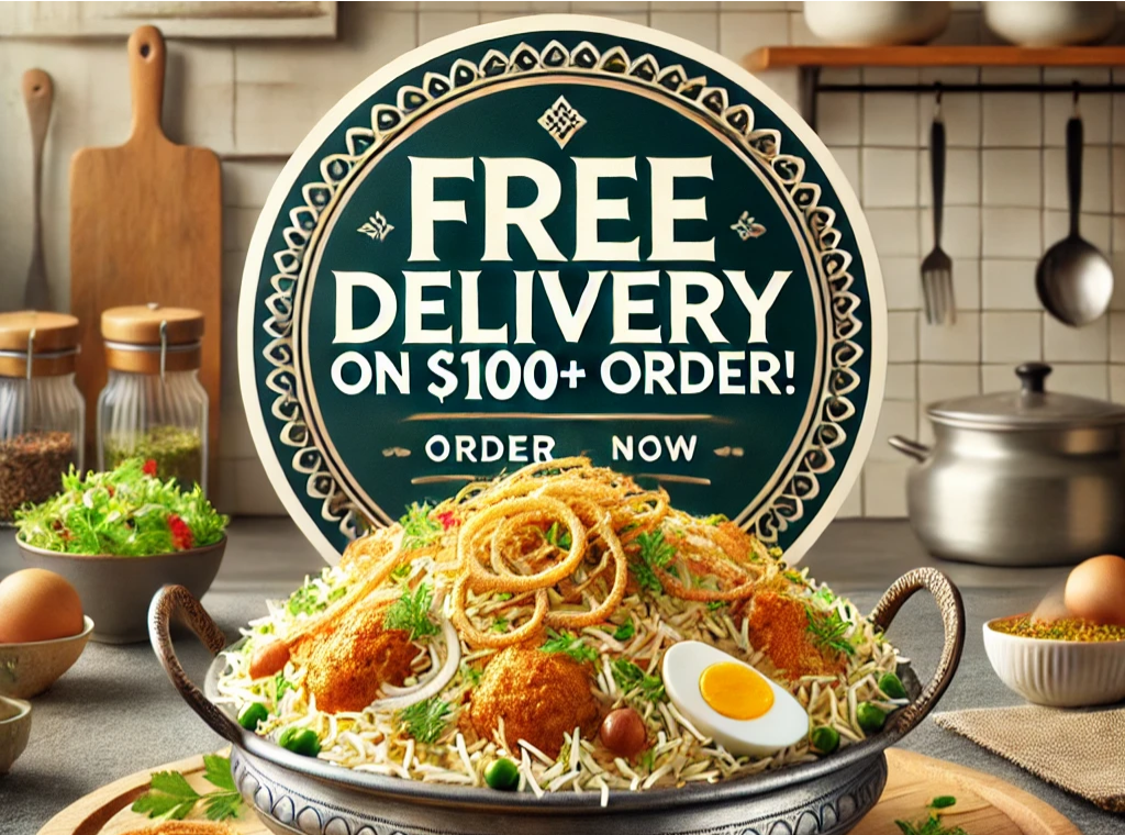 Free Chicken Biryani home Delivery